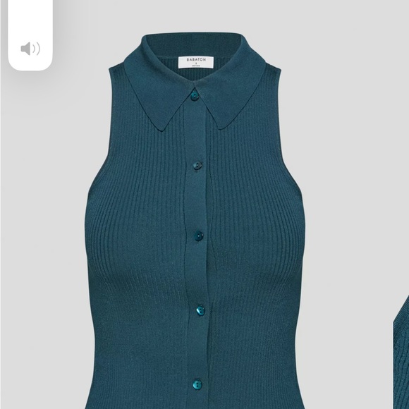 Babaton Stovall Top, NWT, ESpace/White, Medium - Picture 4 of 4